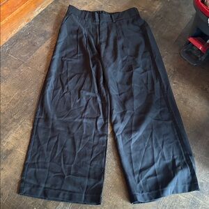 Elegant Black Wide Leg Pants